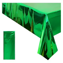 Mantel Metalizado Verde Uni