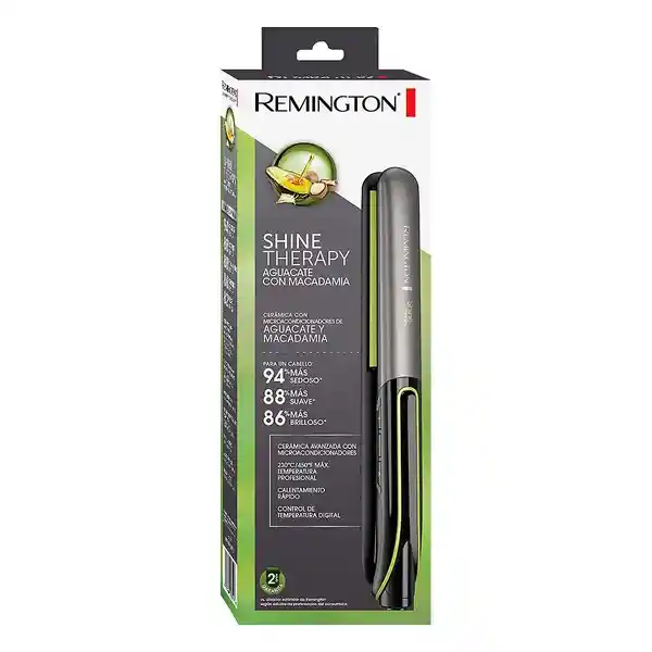 Plancha Remington Aguacate Y Macadamia S12a