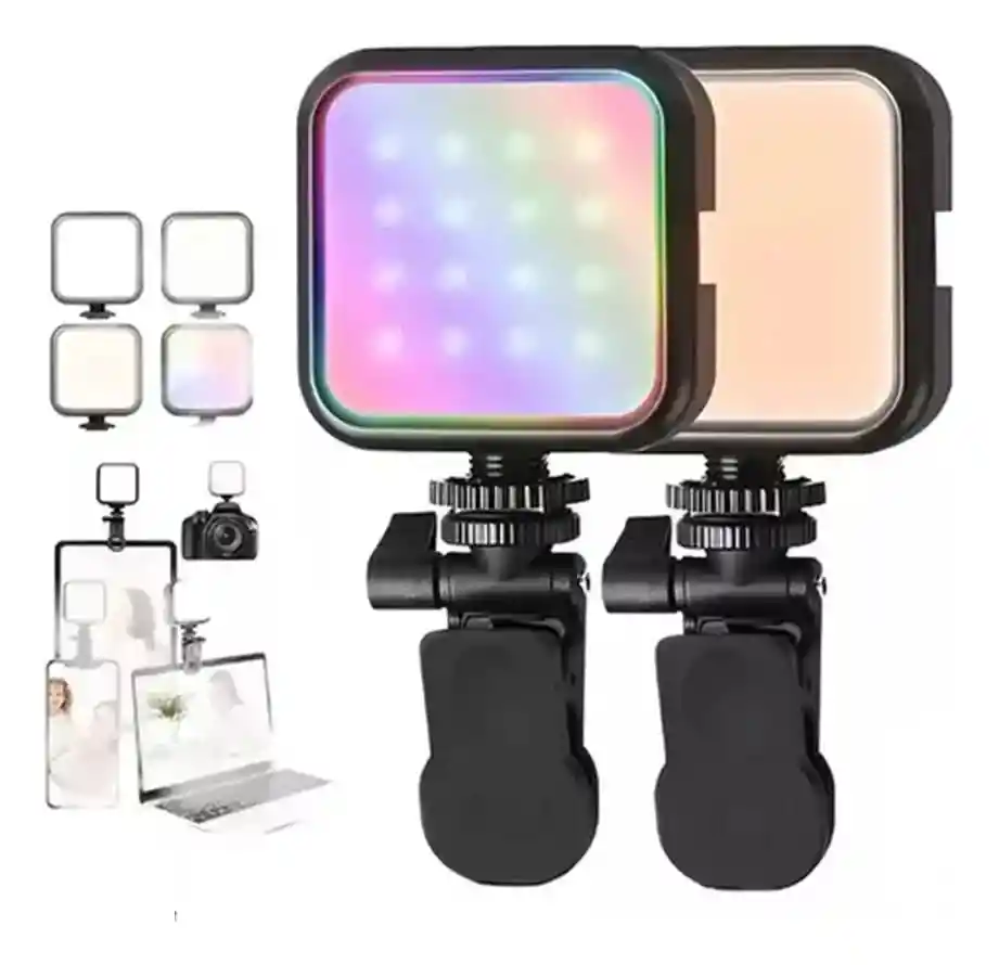 Luz Led Celular Video Rgb, Luz De Camara Tablet Pc