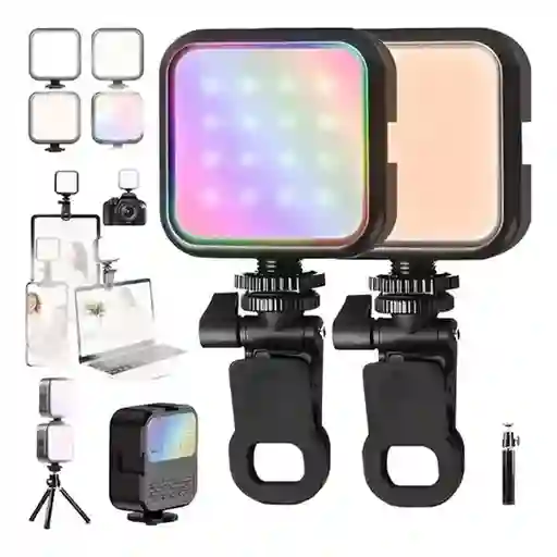 Luz Led Celular Video Rgb, Luz De Camara Tablet Pc