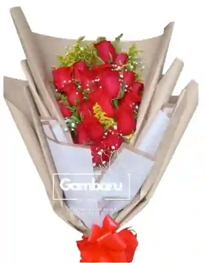Flores, Rosas En Ramillete