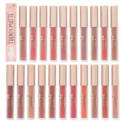 Labial Tono 08 Matte Trendy Nueva Presentacion 3.2g