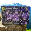 Juego De Construcción Minecraft 858 Piezas Con Retroiluminación Led