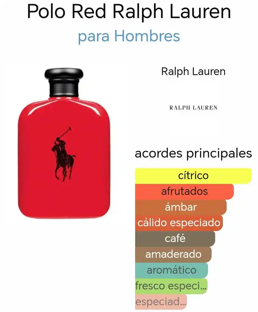 Perfume Ralph Laurent - Polo Red