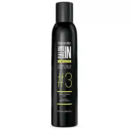 Laca #3 Spray Fijadora Extra Hold Hair Salon In Recamier X280 Ml