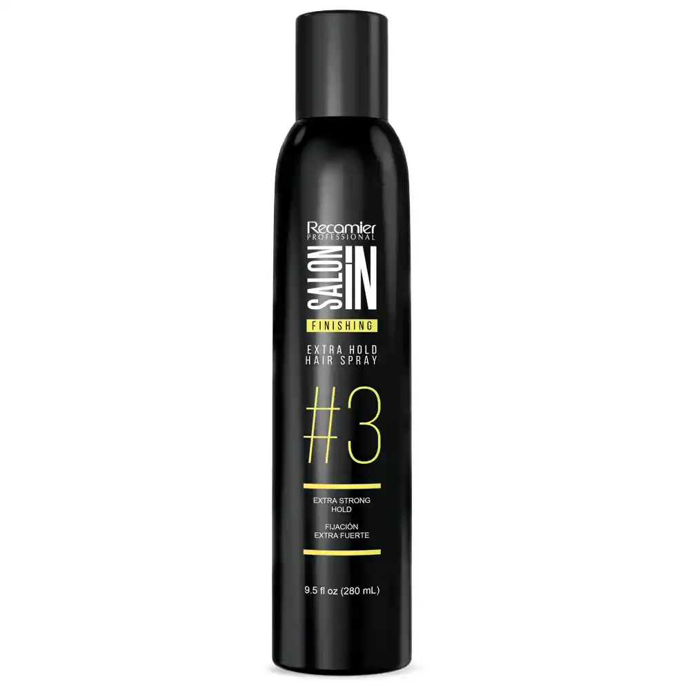 Laca #3 Spray Fijadora Extra Hold Hair Salon In Recamier X280 Ml
