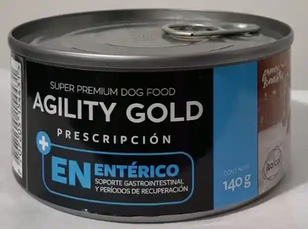 Agility Gold Can Lata Enterico X 140gr