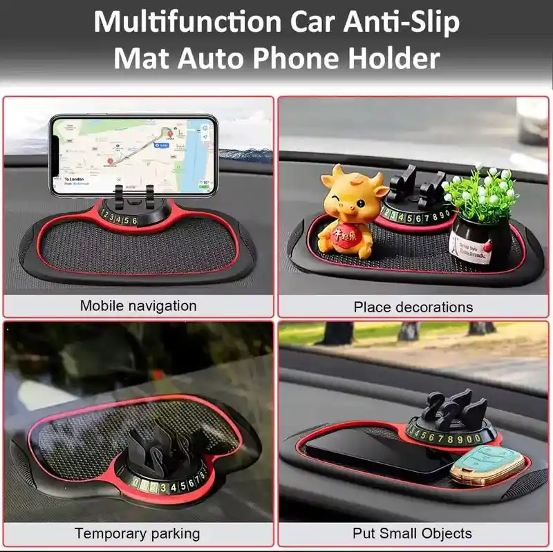 Tapete Antideslizante Holder Celular Para Carro