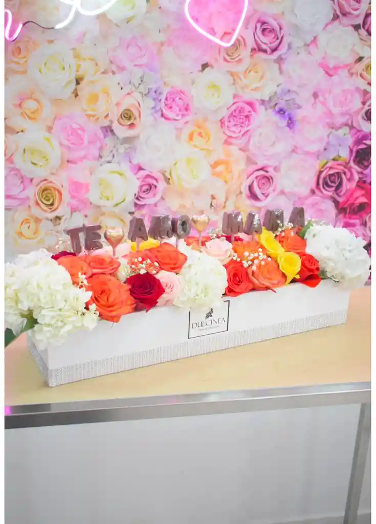Box 60 Rosas Dia De Las Madres Te Amo Mama