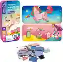 Juego Didáctico Puzzle Unicornio Magnéticos Para Niños