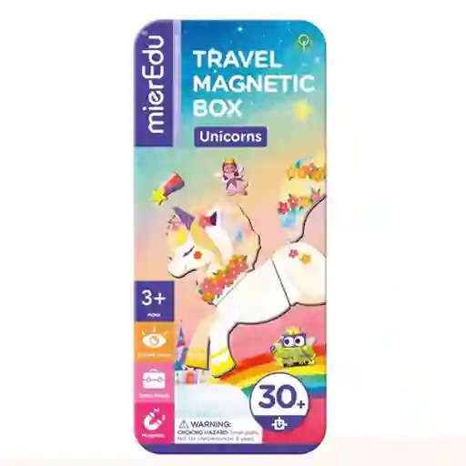 Juego Didáctico Puzzle Unicornio Magnéticos Para Niños