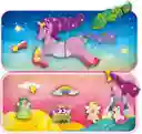 Juego Didáctico Puzzle Unicornio Magnéticos Para Niños