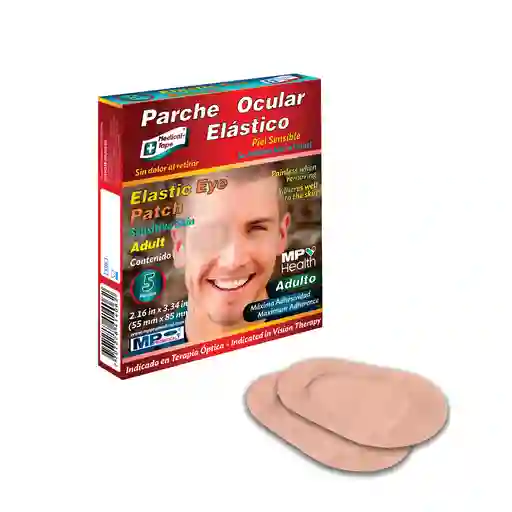Parche Ocular Adulto Elàstico Maxima Adhesividad Caja X 5 Unidades