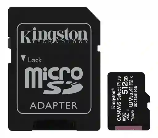 Memoria Kingston Micro Sd Sdcs2/512gb Canvas Select 512 Gb