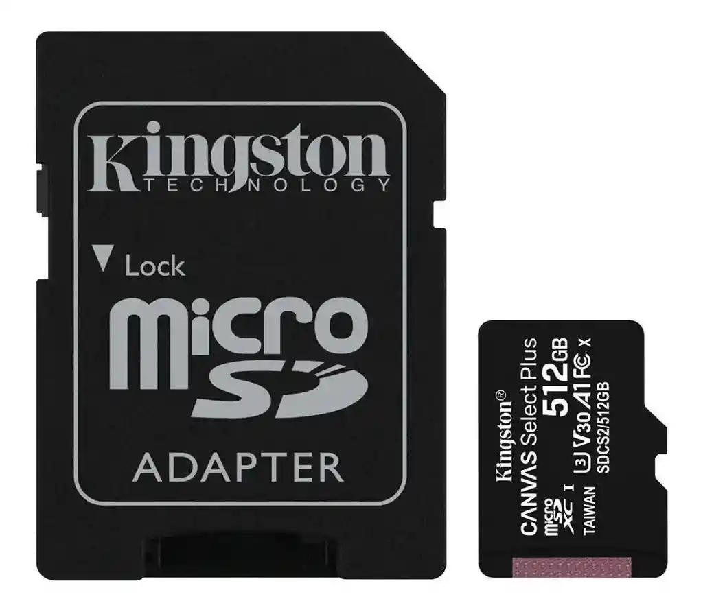 Memoria Kingston Micro Sd Sdcs2/512gb Canvas Select 512 Gb