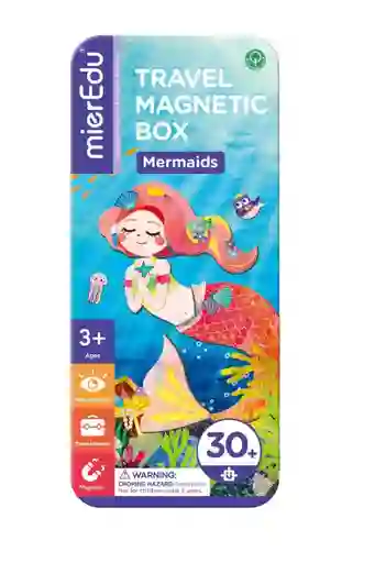 Juego Didáctico Puzzle Sirenas Magnéticos Para Niños