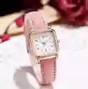 Set Reloj Rosa Y Accesorios En Caja