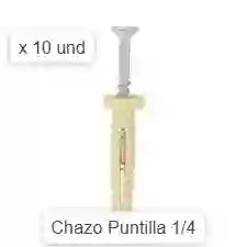 Chazo Puntilla 1/4 X 10 Und