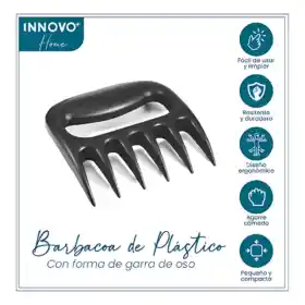 Combo Utensilios Asado X29 Piezas + Set X6 Cuchillos Negros + Obsequio 2 Garras De Oso