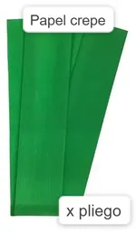 Papel Crepe Verde Oscuro X 1 Und