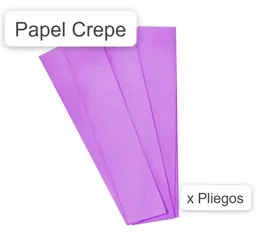 Papel Crepe Lila X 1 Und