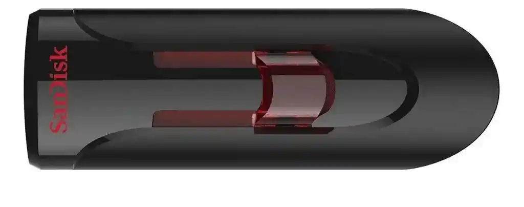 Memoria Usb Sandisk Cruzer Glide 128 Gb 3.0 Negro Y Rojo
