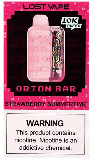 Lost Vape Orion Bar Strawberry 10 Puffs