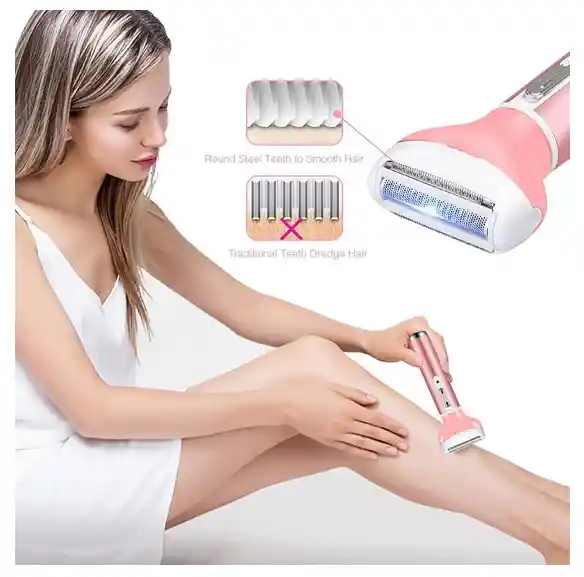 Depiladora Eléctrica 4 En 1 Geemy 3074 Para Mujer