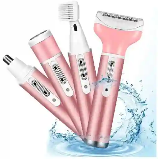 Depiladora Eléctrica 4 En 1 Geemy 3074 Para Mujer