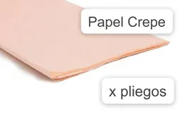 Papel Crepe Piel / Curuba X 1 Und