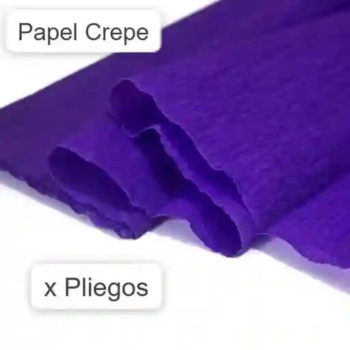 Papel Crepe Morado X 1 Und