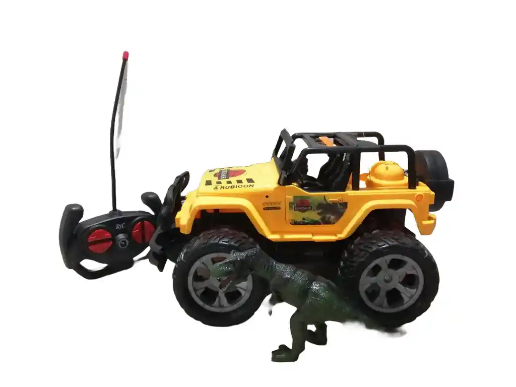 Carro Campero Con Dinosaurio A Control Remoto