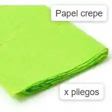 Papel Crepe Verde Claro X 1 Und
