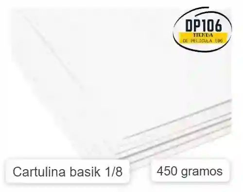 Cartulina Basik Octavo De 450 Gramos X 1 Und
