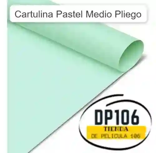 Cartulina Verde Medio Pliego X 2 Und