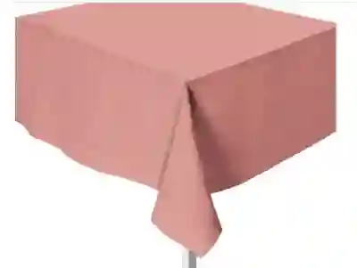 Mantel Plastico Oro Rosa
