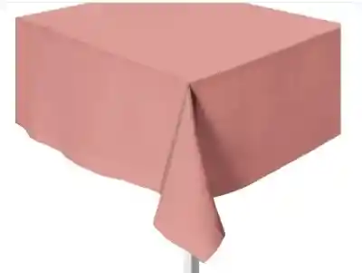 Mantel Plastico Oro Rosa