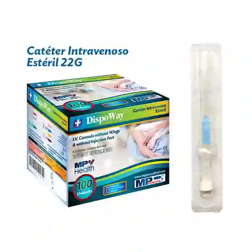 Catéter Intravenoso Estéril 22g