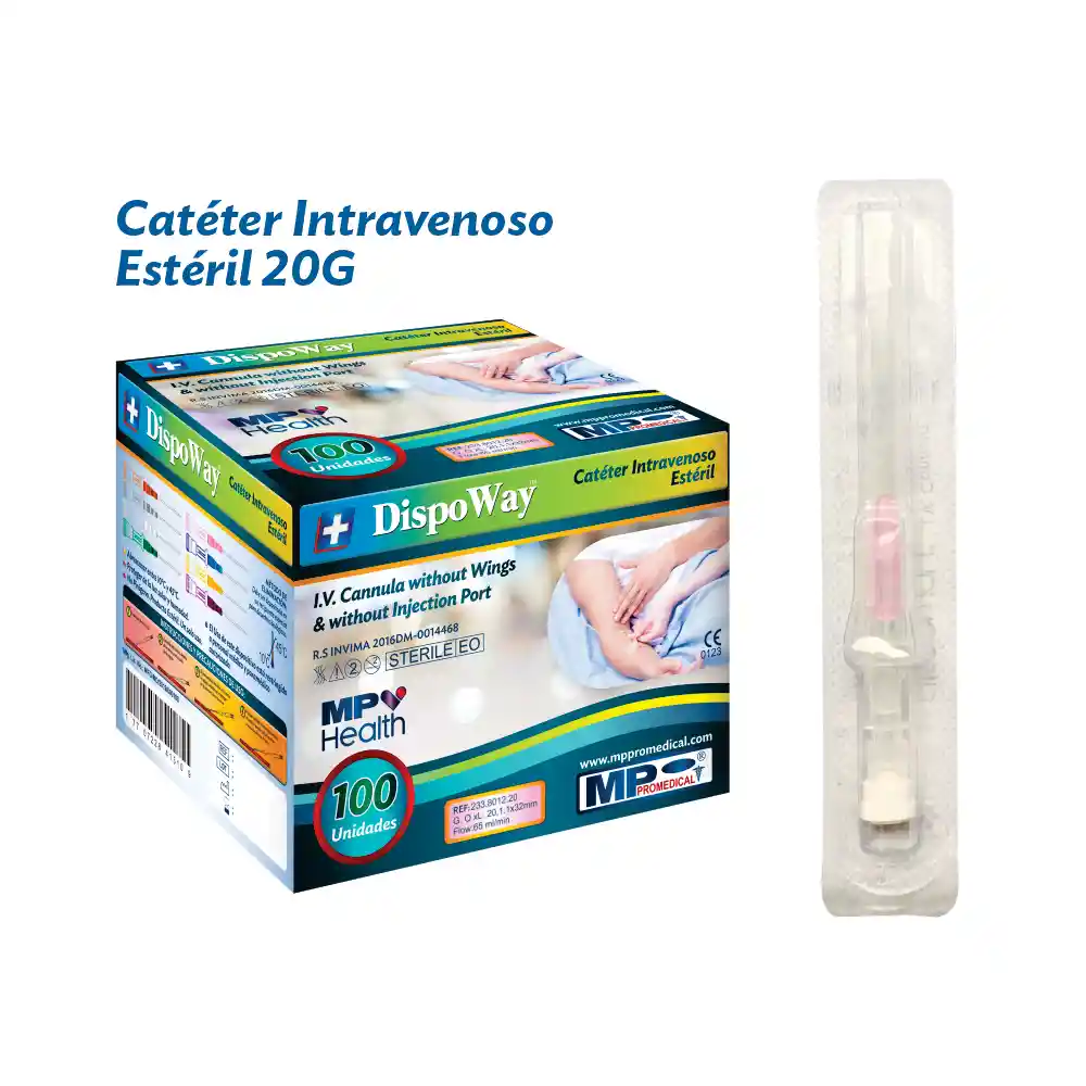 Catéter Intravenoso Estéril 20g
