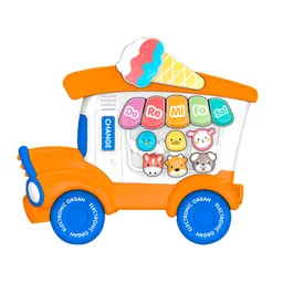 Piano Organeta Musical Camion Helados Animales Bebe+bateria