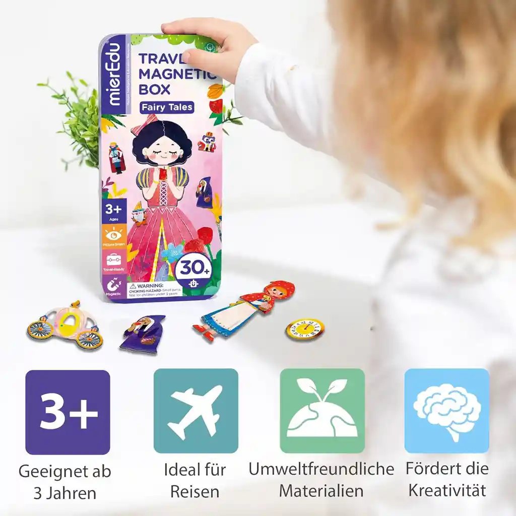 Juego Didáctico Puzzle Princesas Magnéticos Para Niños