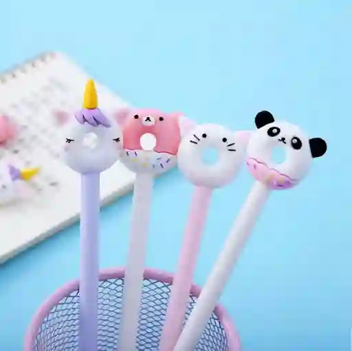 Lapicero Dona Animalitos Kawaii