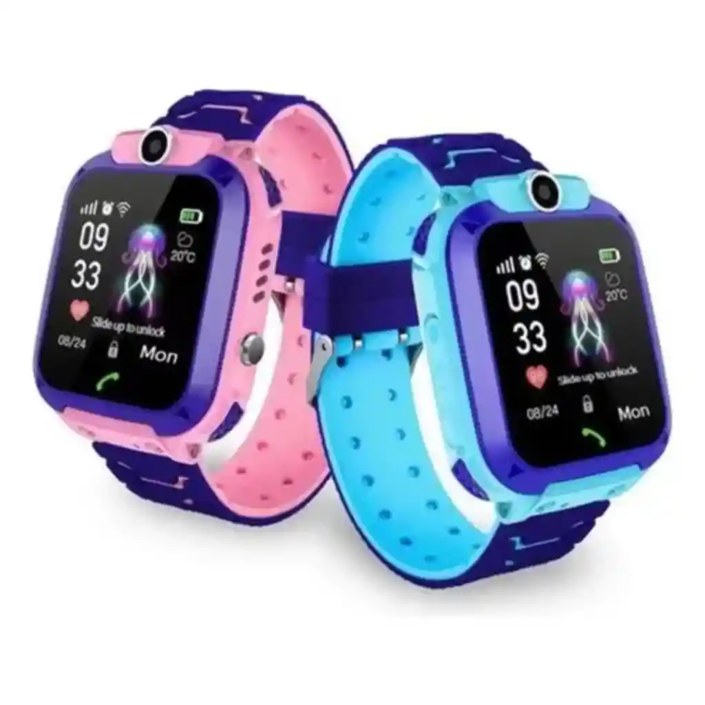 Reloj Inteligente Gps Para Niños Azul