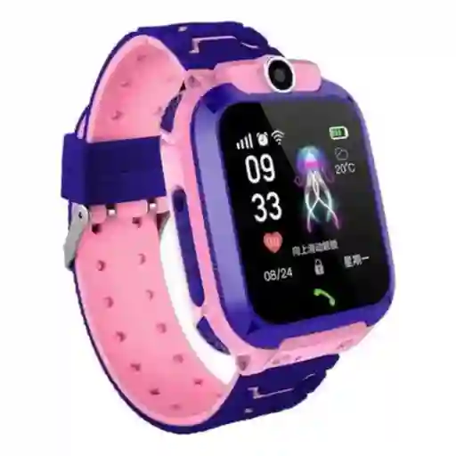 Reloj Inteligente Gps Para Niños Rosa