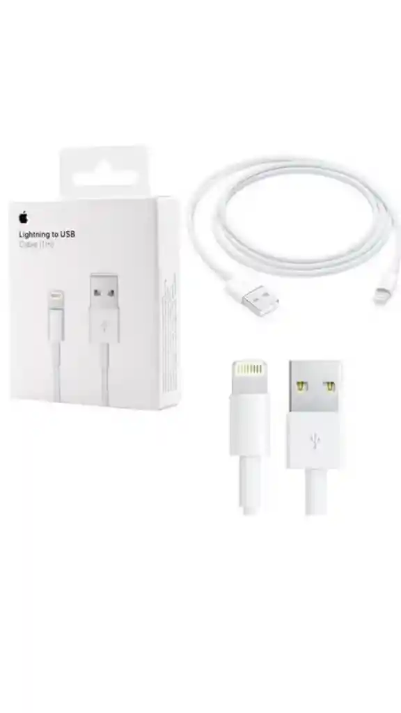 Cable Iphone Usb - Lightning 1 Metro / Calidad 1.1