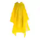 Carpa Capa Impermeable Lluvia Adulto Eva Capota Cordones Amarillo Poncho