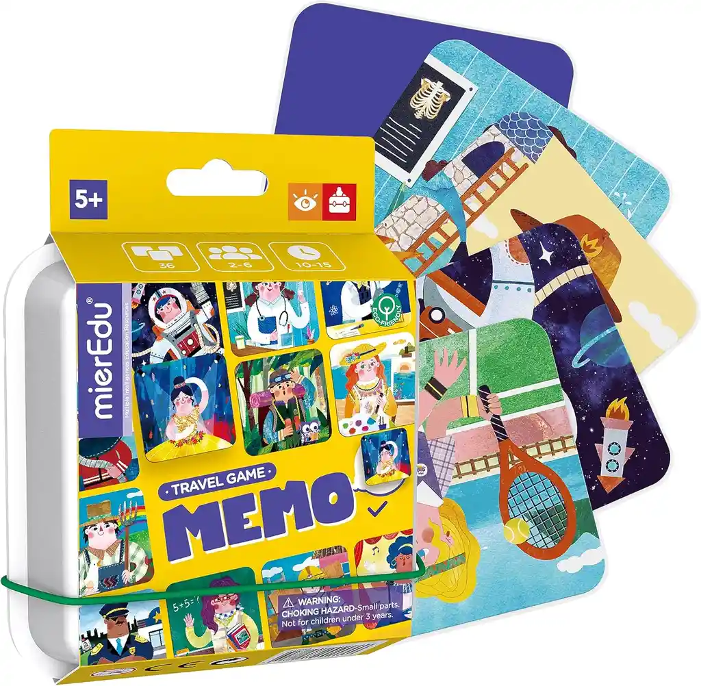 Juego Didáctico Cartas Concentración Y Memoria Niños
