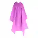Carpa Capa Impermeable Lluvia Adulto Eva Capota Cordones Morado Poncho