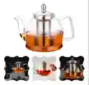 Tetera En Vidrio De 1.2 Litros Con Filtro Infusor Extraíble