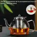 Tetera En Vidrio De 1.2 Litros Con Filtro Infusor Extraíble